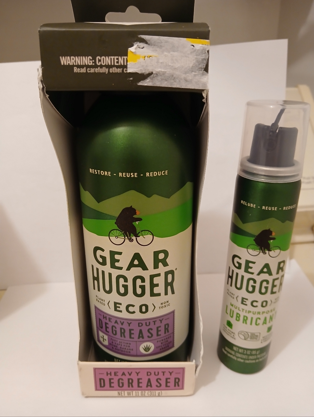 Gear Hugger Eco Heavy Duty Degreaser - Green 11 Oz & 3oz